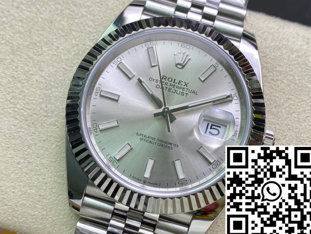 Rolex Clean Dial Datejust M126334-0004 Silver Factory 0213